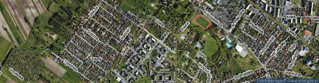 Zdjęcie satelitarne Szymanowskiego Karola ul.